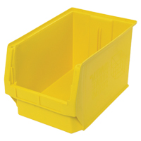 Giant Stacking Containers, 12.375" W x 19.75" D x 11.875" H, Yellow Fastek