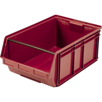 Giant Stacking Containers, 18.375" W x 29" D x 11.875" H, Red Fastek