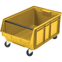 Mobile Giant Stacking Bin, 11-7/8" H x 18-3/8" W x 29" D, 150 lbs. Capacity, Yellow Fastek