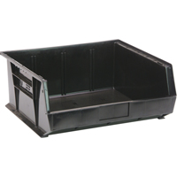Environmentally Friendly Recycled Bin, 11" W x 5" H x 10-7/8" D, Black Fastek