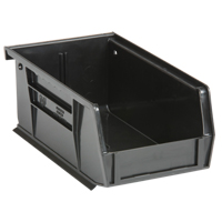 Ultra Stack & Hang Bin, 4-1/8" W x 3" H x 7-3/8" D, Black Fastek