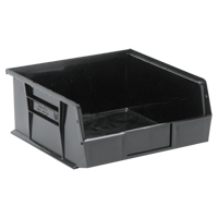 Ultra Stack & Hang Bin, 11" W x 5" H x 10-7/8" D, Black Fastek
