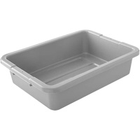 Boîtes utilitaires - Gris, 5" ha x 15" p x 20" lo, Plastique, Gris Fastek