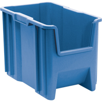 Giant Stacking Containers, 10.875" W x 17.5" D x 12.5" H, Blue CD576 | Fastek