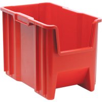 Giant Stacking Containers, 10.875" W x 17.5" D x 12.5" H, Red CD577 | Fastek