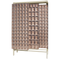 Free-Standing Tip-Out Bins Slider System, 48" W x 18" D x 77" H, 303 Drawers Fastek