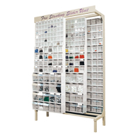Free-Standing Tip-Out Bins Slider System, 48" W x 18" D x 77" H, 112 Drawers Fastek