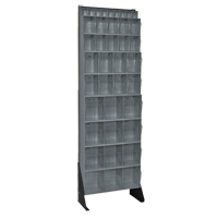 Tip-Out Bins Stand, 23-5/8" W x 8" D x 75" H, 36 Drawers Fastek