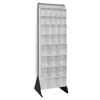 Tip-Out Bins Stand, 23-5/8" W x 16" D x 75" H, 72 Drawers Fastek
