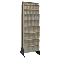 Tip-Out Bins Stand, 23-5/8" W x 16" D x 75" H, 72 Drawers Fastek
