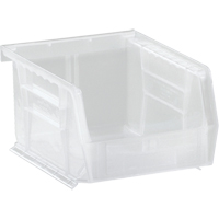Clear-View Ultra Stack & Hang Bin, 4-1/8" W x 3" H x 5-3/8" D, Clear Fastek