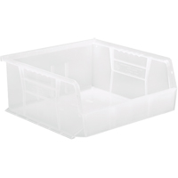 Clear-View Ultra Stack & Hang Bin, 11" W x 5" H x 10-7/8" D, Clear Fastek