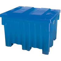 Nesting Forklift Bin, 42" W x 48" D x 30" H, Blue Fastek