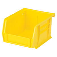Stack & Hang Bin, 4-1/8" W x 3" H x 5-3/8" D, Yellow Fastek