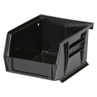 Stack & Hang Bin, 4-1/8" W x 3" H x 5-3/8" D, Black Fastek
