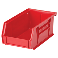 Stack & Hang Bin, 4-1/8" W x 3" H x 7-3/8" D, Red Fastek