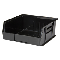 Stack & Hang Bin, 11" W x 5" H x 10-7/8" D, Black Fastek