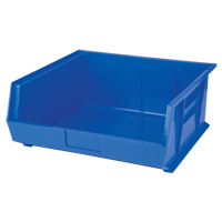 Stack & Hang Bin, 16-1/2" W x 7" H x 14-3/4" D, Blue Fastek