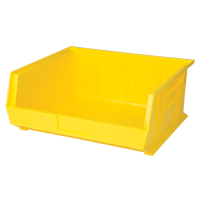 Stack & Hang Bin, 16-1/2" W x 7" H x 14-3/4" D, Yellow Fastek