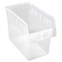 Bacs pour &eacute;tag&egrave;re Store-Max, 6-5/8" la x 8" H x 11-5/8" p, Transparent, Capacit&eacute; 44 lb Fastek