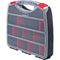 Plastic Compartment Box, 10" W x 12.5" D x 2-1/4" H, 22 Compartments CG057 | Fastek