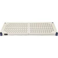 &eacute;tag&egrave;re en fils m&eacute;talliques avec tablettes en plastique, Cadre en fils m&eacute;talliques avec tablettes en plastique, Sans boulons, Capacit&eacute; 600 lb, 30" la x 72" h x 18" p Fastek