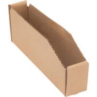 Deep Corrugated Parts Bins, 1-15/16" W x 11-1/4" D x 4-1/2" H, Beige Fastek