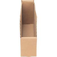 Deep Corrugated Parts Bins, 1-15/16" W x 11-1/4" D x 4-1/2" H, Beige Fastek