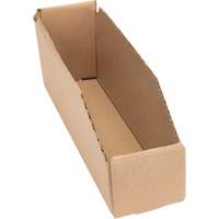 Deep Corrugated Parts Bins, 2-7/8" W x 11-1/4" D x 4-1/2" H, Beige Fastek
