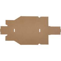 Deep Corrugated Parts Bins, 3-3/4" W x 11-1/4" D x 4-1/2" H, Beige Fastek
