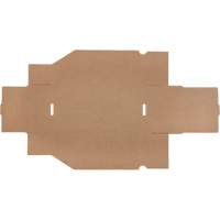 Deep Corrugated Parts Bins, 5-3/4" W x 11-1/4" D x 4-1/2" H, Beige Fastek