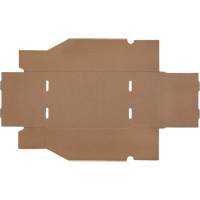 Deep Corrugated Parts Bins, 7-5/8" W x 11-5/16" D x 4-1/2" H, Beige Fastek
