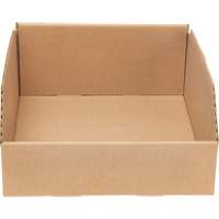 Deep Corrugated Parts Bins, 11-3/4" W x 11-1/4" D x 4-1/2" H, Beige Fastek