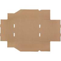 Deep Corrugated Parts Bins, 11-3/4" W x 11-1/4" D x 4-1/2" H, Beige Fastek
