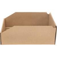 Deep Corrugated Parts Bins, 8-3/4" W x 11-1/4" D x 4-1/2" H, Beige Fastek