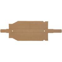 Deep Corrugated Parts Bins, 2-7/8" W x 17-1/4" D x 4-1/2" H, Beige Fastek