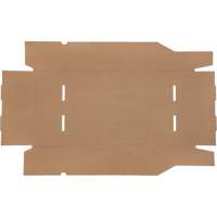 Deep Corrugated Parts Bins, 11-3/4" W x 17-1/4" D x 4-1/2" H, Beige Fastek