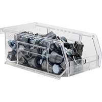 Crystal Clear Ultra Bins, 4-1/8" W x 3" H x 7-3/8" D, Clear Fastek