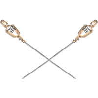 Light-Duty Bonding & Grounding Wire Assemblies - Two Alligator Clips Fastek
