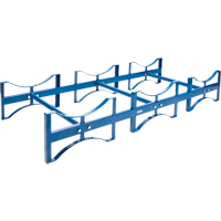 Drum Stacking Rack, 3 Drums, 2400 lbs. Capacity, 71-1/2" W x 30" D x 12-1/2" H Fastek