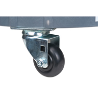 Leak Containment Drum Dolly, 24.25" dia. X 7.625" H, 1.5 US Gal. Spill Cap. Fastek