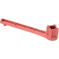 Single Ended Specialty Bung Nut Wrench, 1-1/4" Opening, 8" Handle, Non-Sparking Nylon Fastek