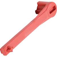 Single Ended Specialty Bung Nut Wrench, 1-1/4" Opening, 8" Handle, Non-Sparking Nylon Fastek