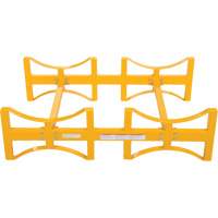 Steel Stackable Drum Rack, 2 Drums, 1600 lbs. Capacity, 45-1/2" W x 29-7/8" D x 12-3/4" H Fastek