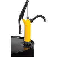Lever-Type Drum Pump, Polypropylene, 14 oz./Stroke, Fits 5-55 Gal. Fastek
