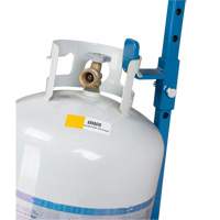 Cylinder Cart, Flat-Free Wheels, 15-1/2" W x 14-1/4" L Base, 600 lbs. Fastek