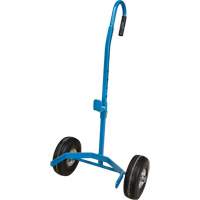 Cylinder Cart, Flat-Free Wheels, 15-1/2" W x 14-1/4" L Base, 600 lbs. Fastek