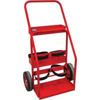 Hot Works Fire Prevention Cart, Semi-Pneumatic Wheels, 17.75" W x 8.9" L Base, 100 lbs. Fastek