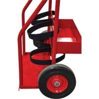 Hot Works Fire Prevention Cart, Semi-Pneumatic Wheels, 17.75" W x 8.9" L Base, 100 lbs. Fastek