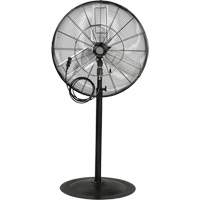 Outdoor Misting and Oscillating Pedestal Fan, Heavy-Duty, 3 Speed, 30" Diameter EA829 | Fastek
